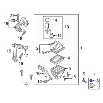 Lincoln OE - Lower Air Filter Housing Insulator