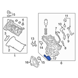 Lincoln OE - Engine Timing Cover Gasket