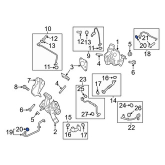 Lincoln OE - Turbocharger Oil Line Gasket