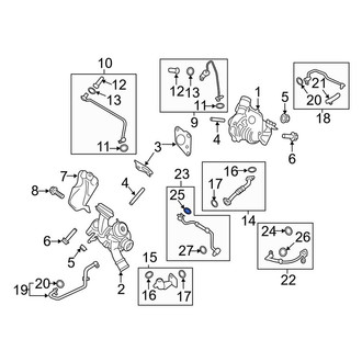 Lincoln OE - Turbocharger Oil Line Gasket