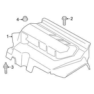 Lincoln OE - Engine / Transaxle - Engine Appearance Cover (2.7L)