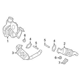 Lincoln OE - Exhaust System - Manifold (2.7L)