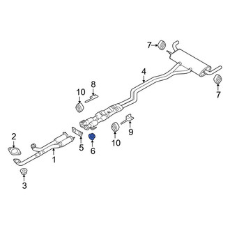 Lincoln OE - Catalytic Converter Nut