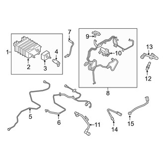 Lincoln OE - Emission System - Emission Components (2.7L)