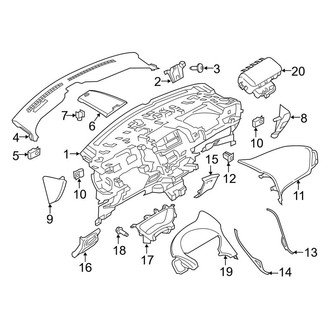 Lincoln OE - Instrument Panel Components (Panel and Trim)