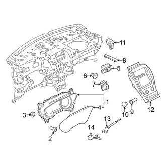 Lincoln OE - Instrument Panel - Cluster & Switches