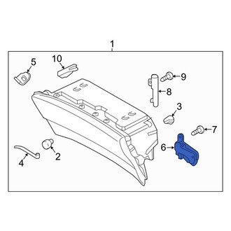 Lincoln OE - Glove Box Support