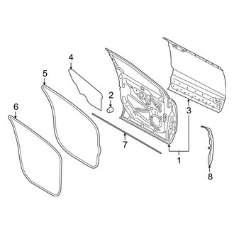 Lincoln OE - Front Door - Door & Components