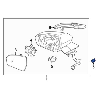 Lincoln OE - Door Mirror Nut