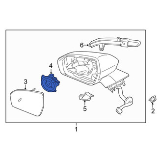Lincoln OE - Front Door Mirror Drive Motor