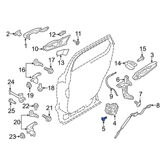 Lincoln OE - Door Latch Bolt