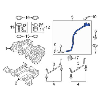 Lincoln OE - Fuel Tank Filler Neck