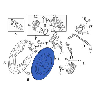 Lincoln OE - Rear Disc Brake Rotor