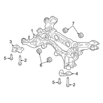 Lincoln OE - Rear Suspension - Suspension Mounting (AWD)