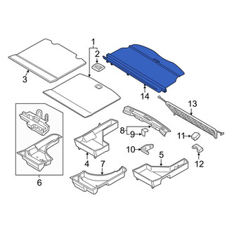 Lincoln OE - Rear Cargo Cover