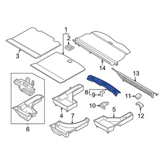 Lincoln OE - Rear Liftgate Trim Scuff Plate