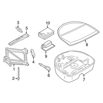 Lincoln OE - Rear Body & Floor - Jack & Components