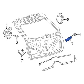 Lincoln OE - Rear Liftgate Lock Striker Plate