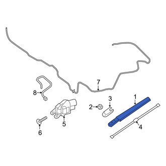 Lincoln OE - Rear Wiper Arm