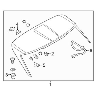 Lincoln OE - Lift Gate - Spoiler