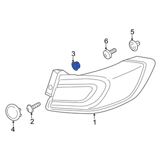 Lincoln OE - Front Bumper Cover Reinforcement Nut