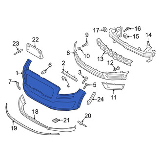 Lincoln OE - Rear Upper Bumper Cover