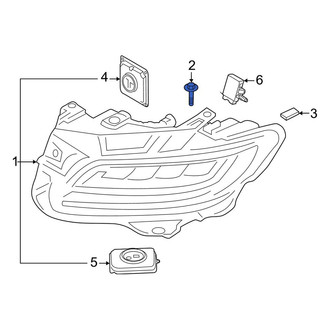 Lincoln OE - Headlight Mounting Bolt