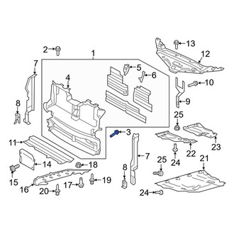 Lincoln OE - Headlight Mounting Bolt