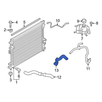 Lincoln OE - Lower Radiator Coolant Hose