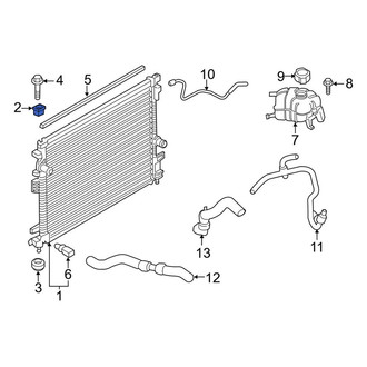Lincoln OE - Upper Radiator Insulator