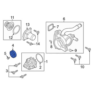 Lincoln OE - Engine Water Pump Pulley
