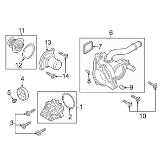 Lincoln OE - Cooling - Water Pump (Base / Reserve / Select 2.0L)