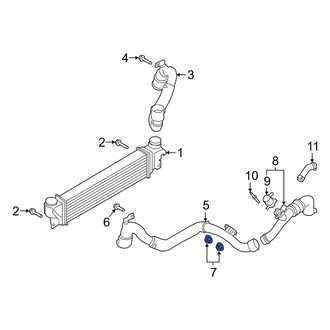 Lincoln OE - Active Suspension Control Module Nut