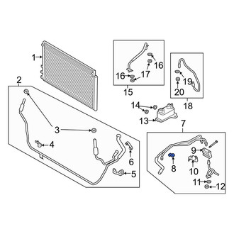 Lincoln OE - Transmission Oil Cooler Line Clip