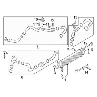 Lincoln OE - Cooling - Intercooler (2.7L)