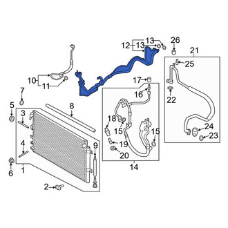 Lincoln OE - A/C Refrigerant Suction Hose