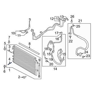 Lincoln OE - A/C Condenser Stud