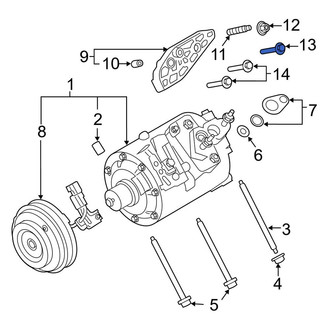 Lincoln OE - Alternator Bracket Bolt