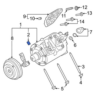 Lincoln OE - A/C Compressor Bolt Sleeve