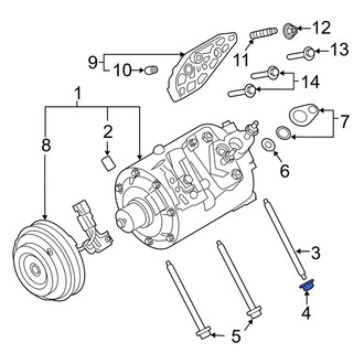 Lincoln OE - Wiper Arm Nut