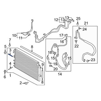 Lincoln OE - A/C Refrigerant Line Stud