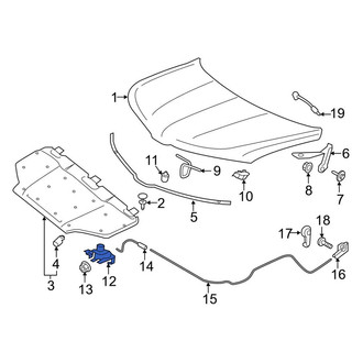 Lincoln OE - Front Hood Latch