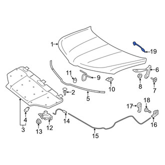 Lincoln OE - Front Windshield Washer Nozzle