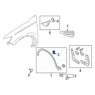Lincoln OE - Door Molding Clip