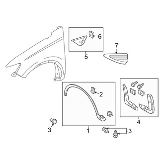 Lincoln OE - Fender - Exterior Trim