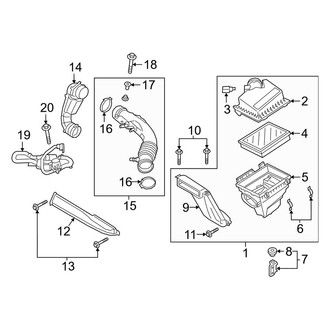 Lincoln OE - Engine / Transaxle - Air Intake (Base / Reserve 2.0L)