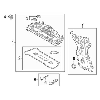 Lincoln OE - Engine / Transaxle - Valve & Timing Covers (Base / Reserve / Select 2.0L)