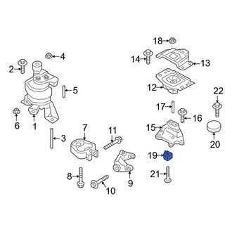 Lincoln OE - Lower Engine Mount Isolator