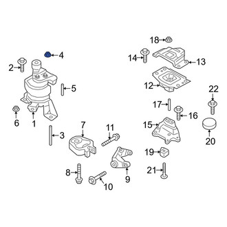 Lincoln OE - Engine Mount Nut