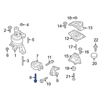 Lincoln OE - Engine Torque Strut Bolt